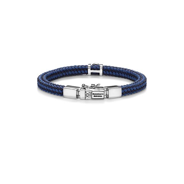 780MIX BU D - Denise Cord Bracelet Mix Blue