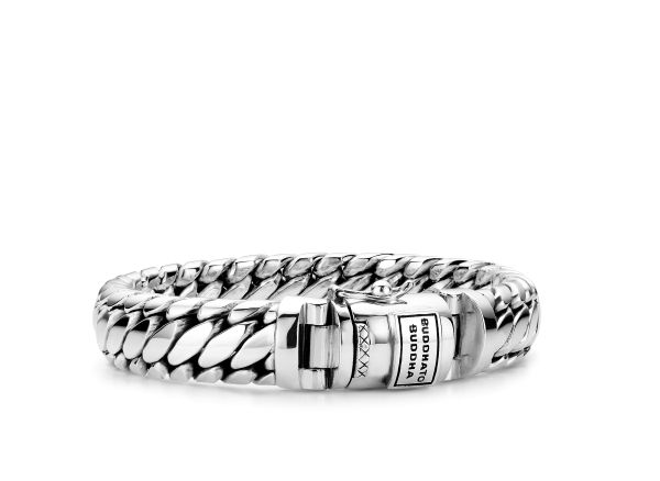 073 E - Ben Medium Bracelet Silver
