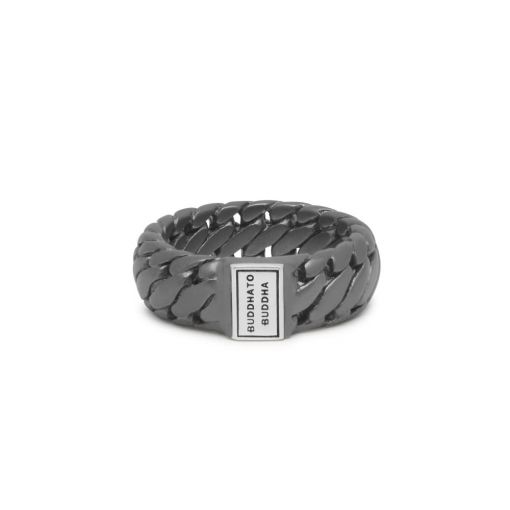 542BRS 17 - Ben Small Ring Black Rhodium Silver
