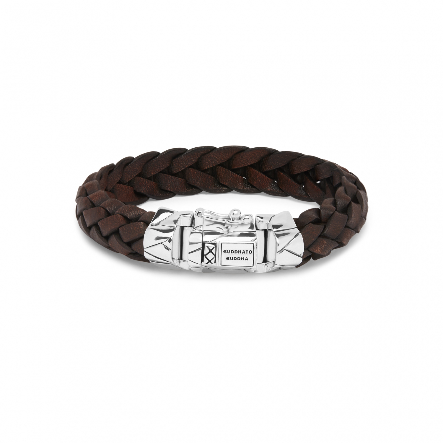 127BR E+ - Mangky  Leather Bracelet Brown