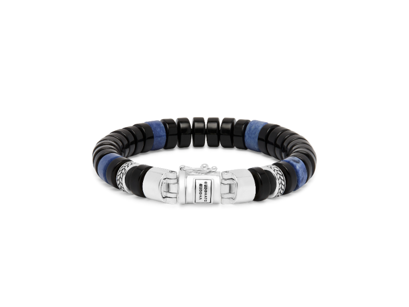202OS E - Spirit Bead Onyx Sodalite Bracelet