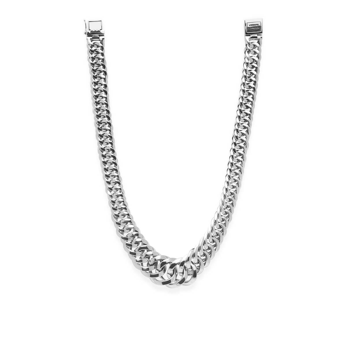 163 47cm - Chain Gradient Necklace Silver