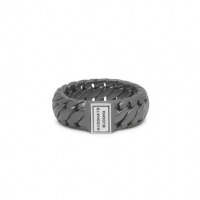 542BRS 20 - Ben Small Ring Black Rhodium Silver