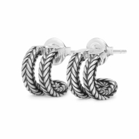 114 one - Barbara Link Earrings Silver