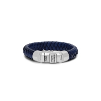 Ben Leather Bracelet Navy