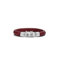 Ben Small Leather Bracelet Red
