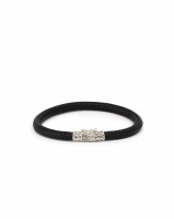 Ellen Leather Bracelet Black 
